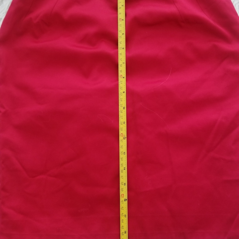 Christian Dior true red pencil skirt - Picture 8 of 8
